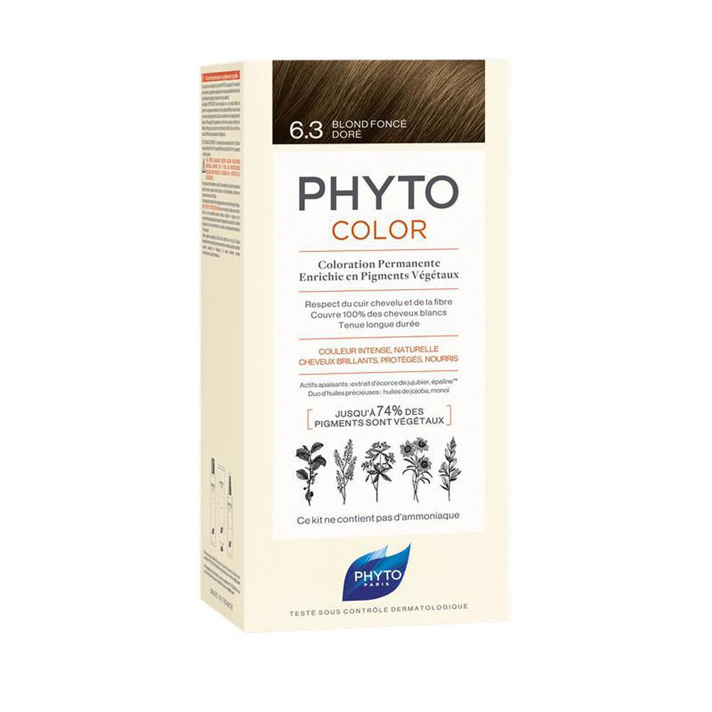 Phyto color 63 rubio oscuro dorado
