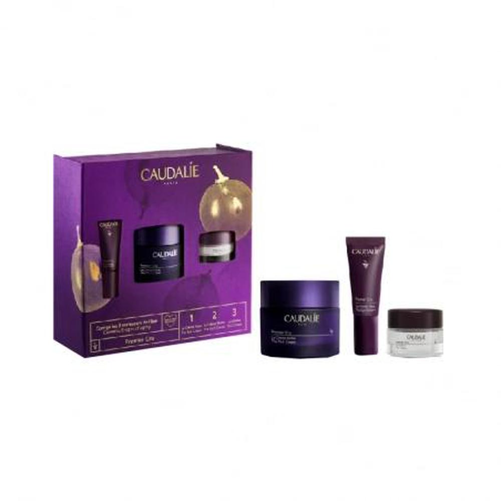 Caudalie premier cru crema rica 50ml + crema 15ml + contorno ojos 5ml