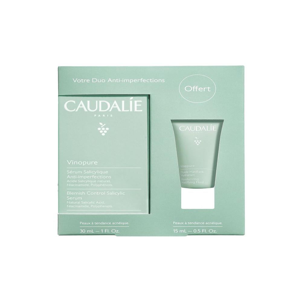 Caudalie vinopure serum anti imperfecciones 30ml+ fluido matificante 15ml