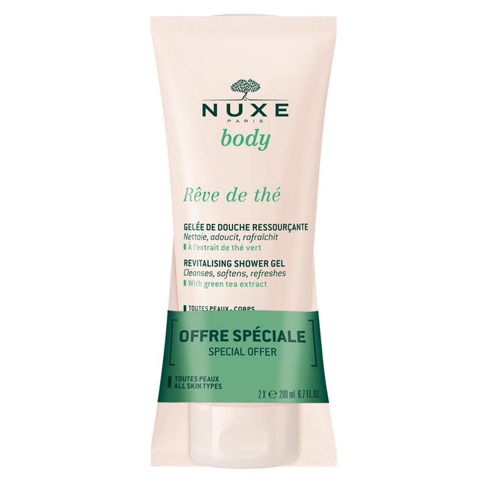 Nuxe body reve de the gel ducha 2x200ml