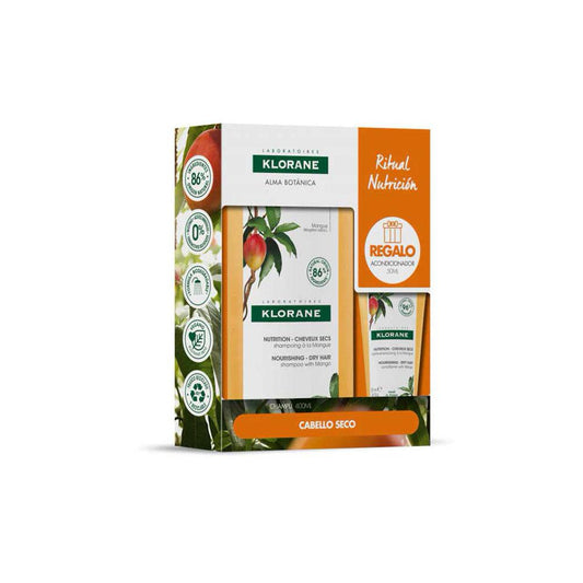 Klorane champu mango 400ml+acondicionado