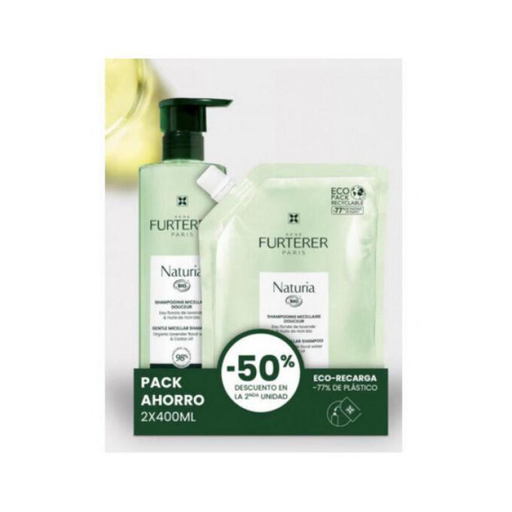 Rene naturia champu micelar 400ml+refill