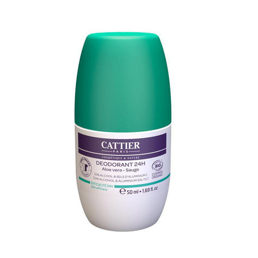 Cattier desodorante roll-on aloe 50ml