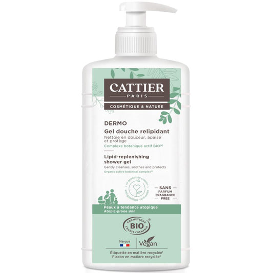 Cattier dermo gel ducha relipid 500ml