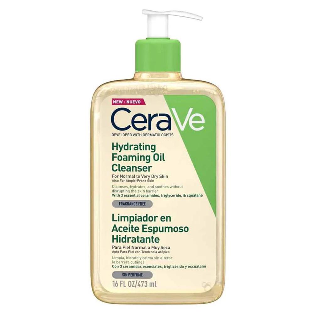 Cerave aceite limpiador espumoso 473ml