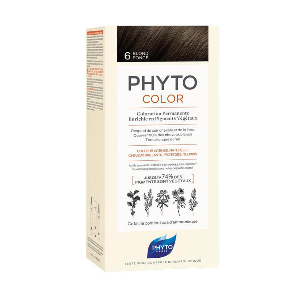 Phyto color 6 rubio oscuro