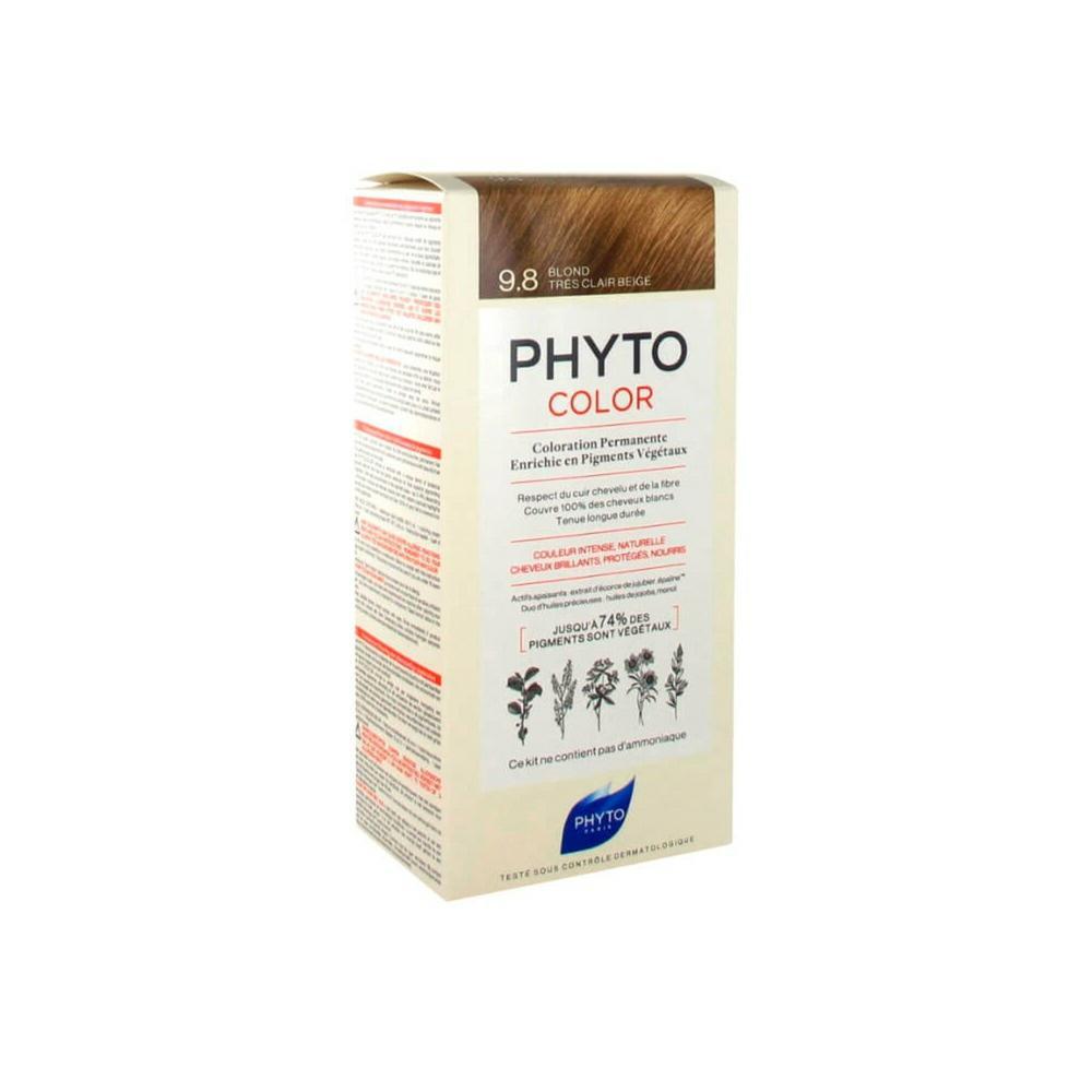 Phyto color 9.8 rubio beige muy claro