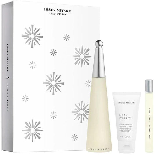 Issey miyake dissey eau de toilette 100ml + leche corporal 50ml +  eau de toilette 10ml