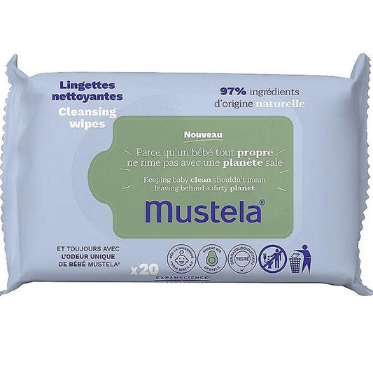 Mustela toallitas cara y cuerpo 20uds