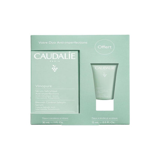 Caudalie vinopure serum anti imperfecciones 30ml+ fluido matificante 15ml