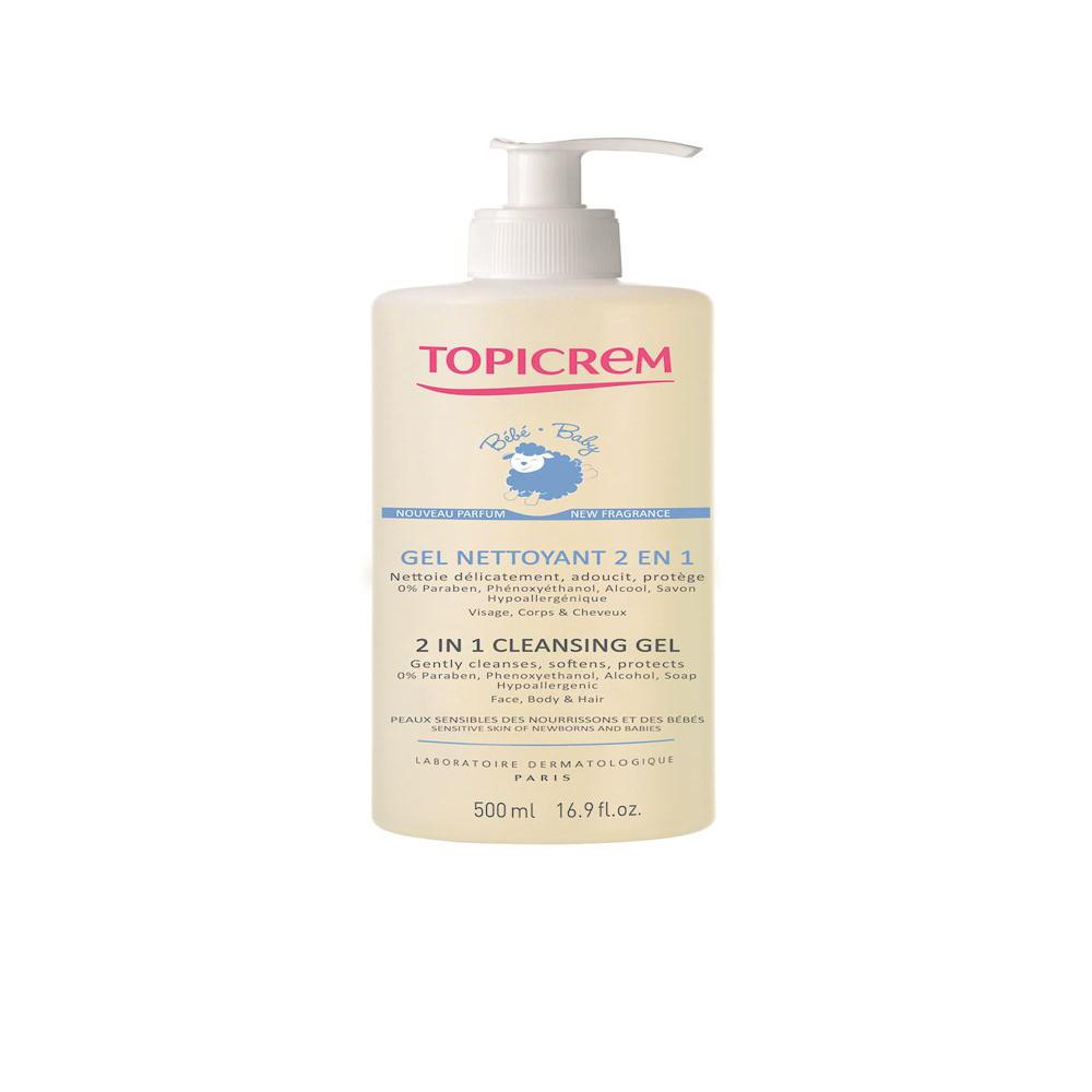 Topicrem baby gel limpiador 2 en 1 500ml