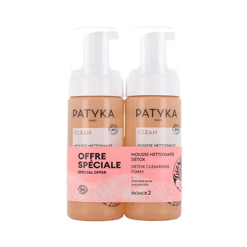 Patyka mousse nettoyante detox 2x150ml