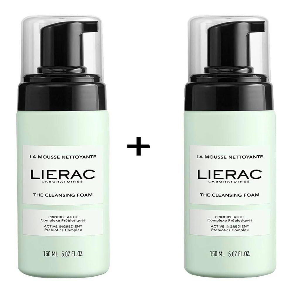 Lierac espuma limpiadora 2x150ml