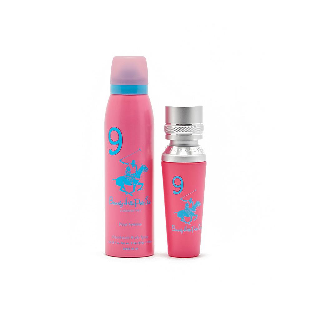 Beverly hills polo club femme nº9 50ml + desodorante spray 175ml