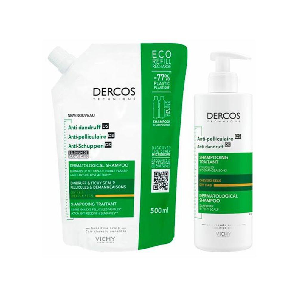 Vichy dercos anticaspa sh seca 400ml+rec